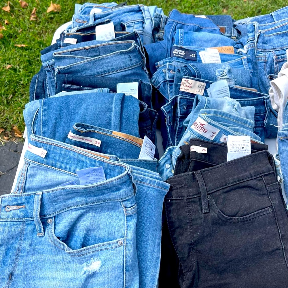 Levi’s, Hollister’s, Aeropostale’s, American Eagles and ASOS’s Jeans
